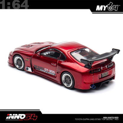 [INNO64] 1:64 Toyota Supra (A80) "Top Secret" - Red