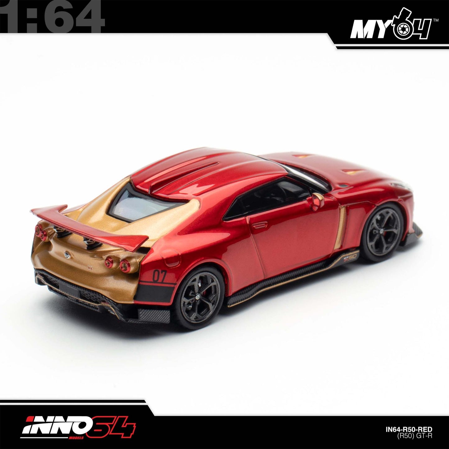 [INNO64] 1:64 R50 GT-R By Italsedign - Red