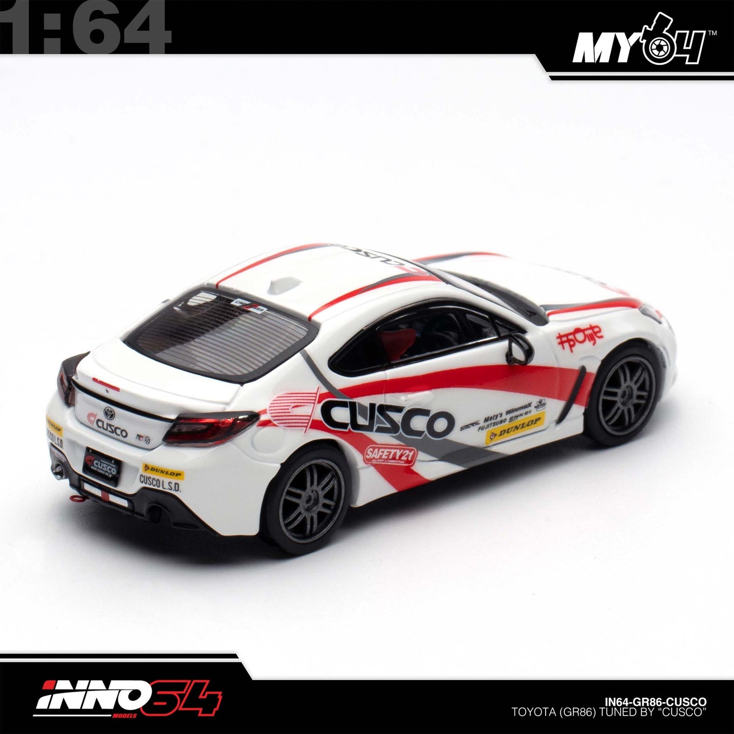 [INNO64] 1:64 Toyota GR86 Tuned by "CUSCO"
