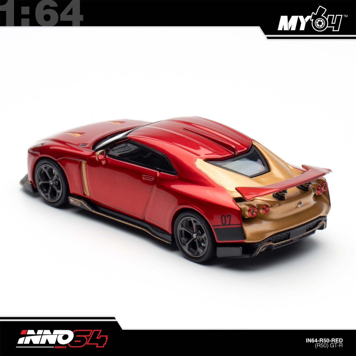 [INNO64] 1:64 R50 GT-R By Italsedign - Red