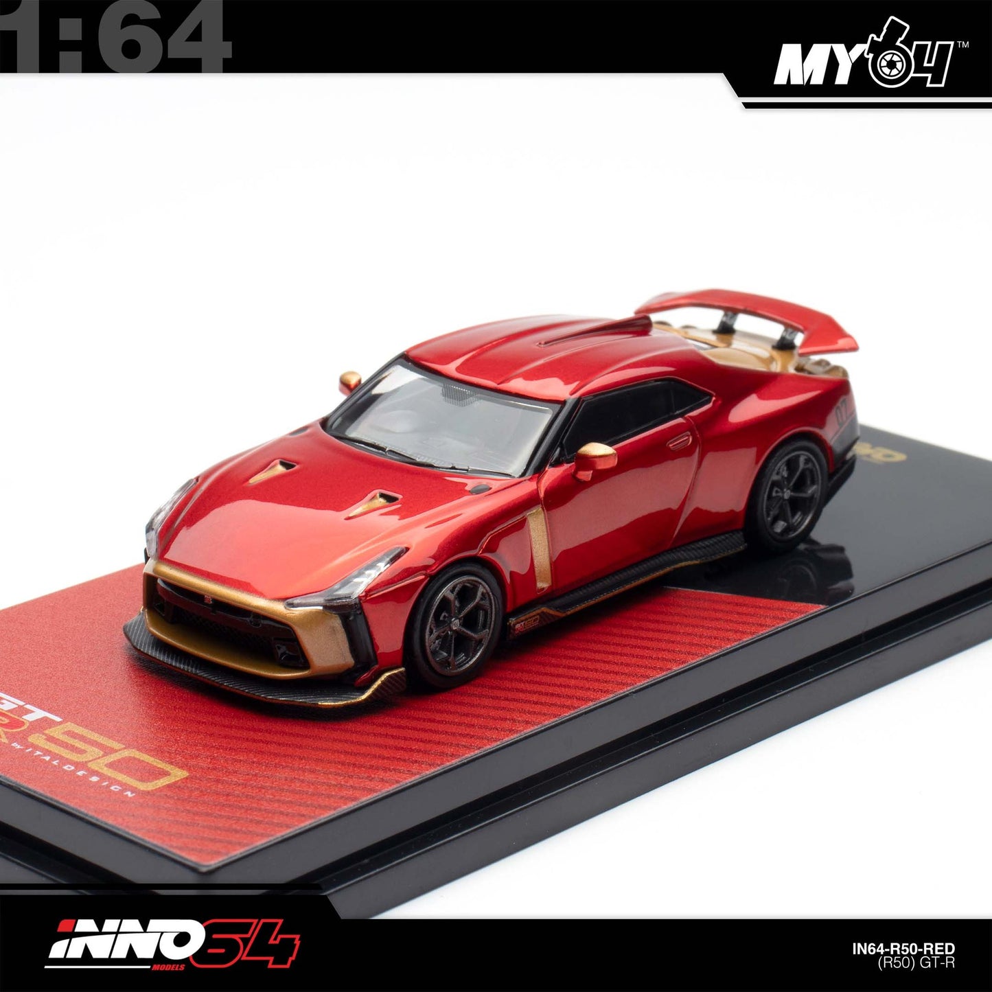 [INNO64] 1:64 R50 GT-R By Italsedign - Red