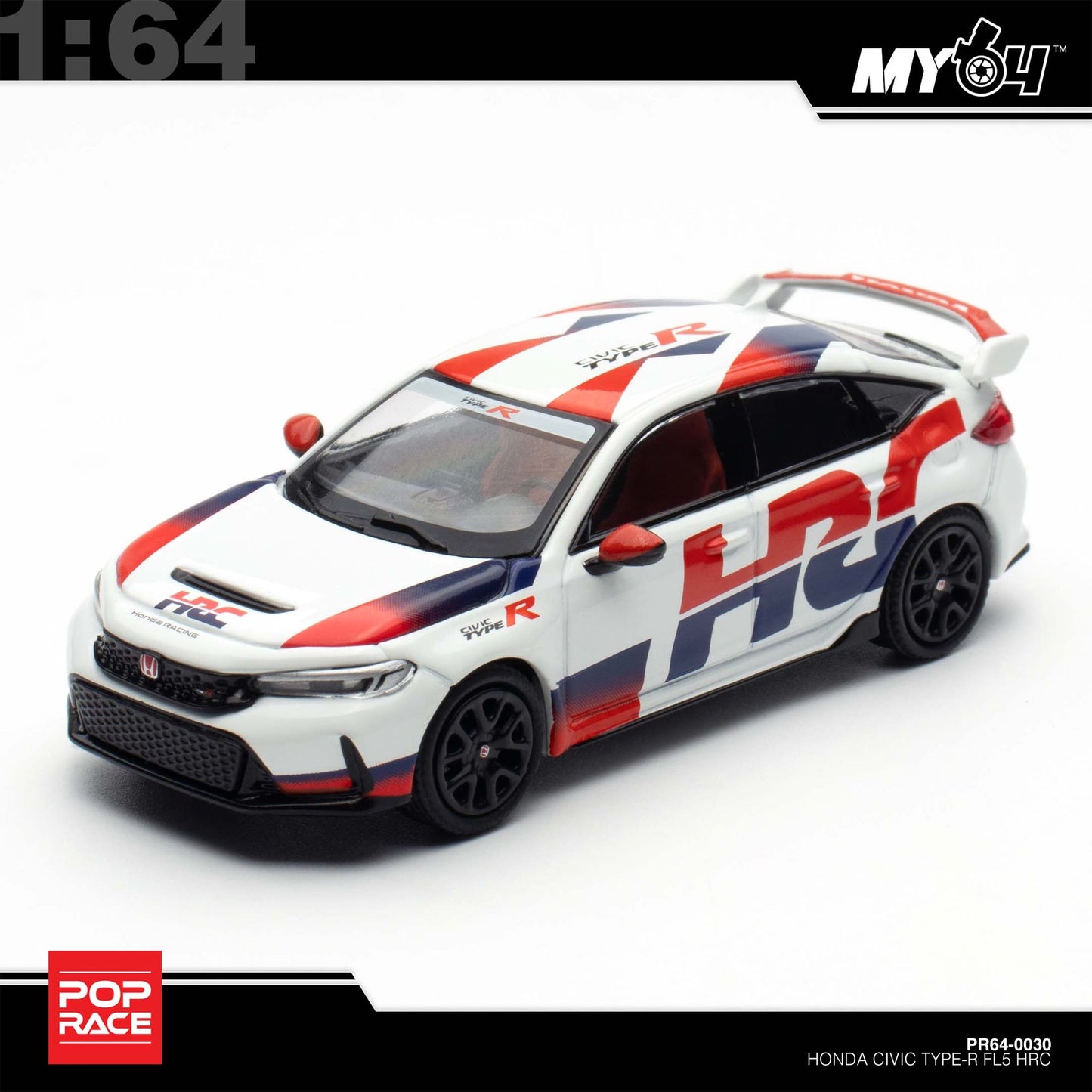 [Pop Race] 1:64 Honda Civic Type-R (FL5) TCR - HRC