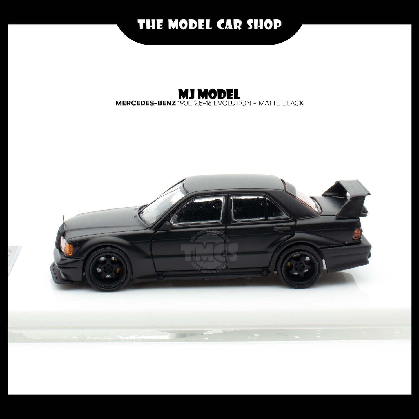 [MJ Model] Mercedes-Benz 190E 2.5-16 Evolution - Matte Black