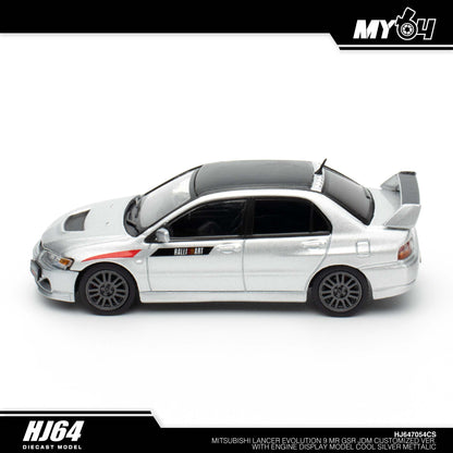 [Hobby Japan] Mitsubishi Lancer Evolution 9 MR GSR JDM Customized Version with Engine Display Model