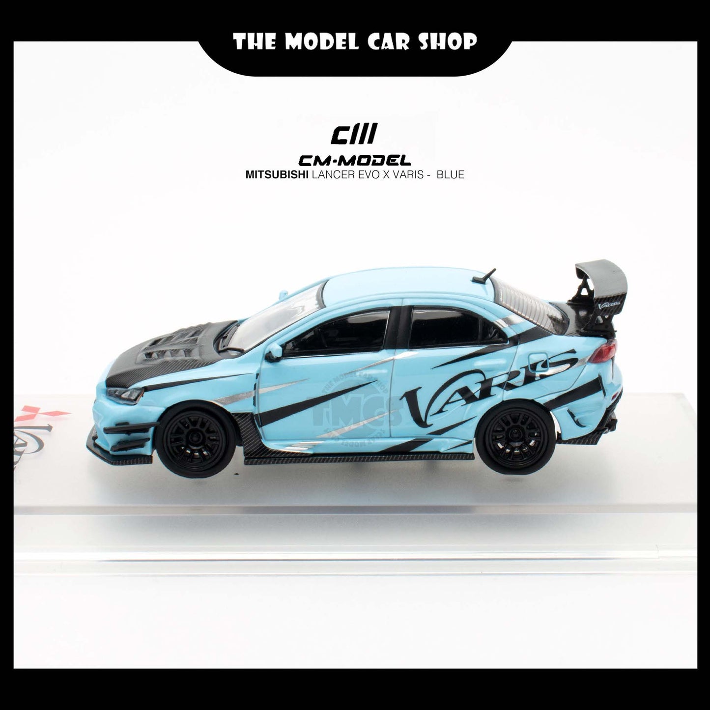 [CM Model] Mitsubishi Lancer Evo X Varis - Blue