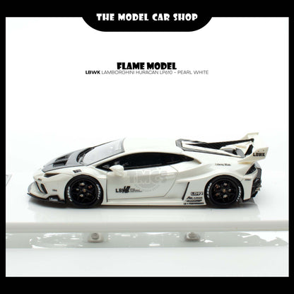 [Flame Model] LBWK Lamborghini Huracan LP610 - Pearl White