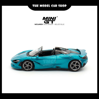 [MINI GT] McLaren 750S Spider - Belize Blue