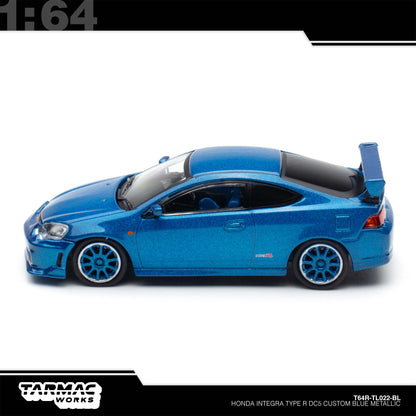 [Tarmac Works] 1:64 Honda Integra Type-R DC5 Custom - Blue Metallic