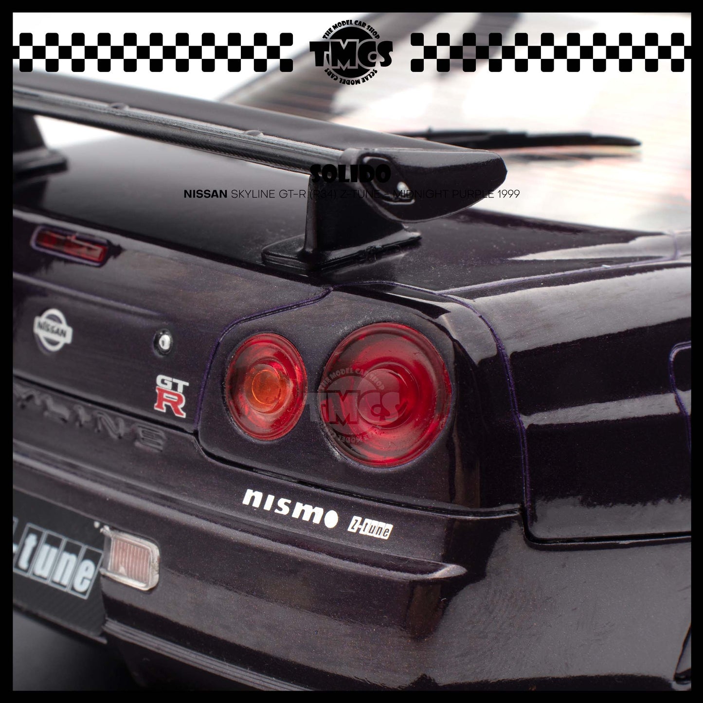 [Solido] 1:18 Nissan Skyline GT-R (R34) Z-Tune - Midnight Purple 1999