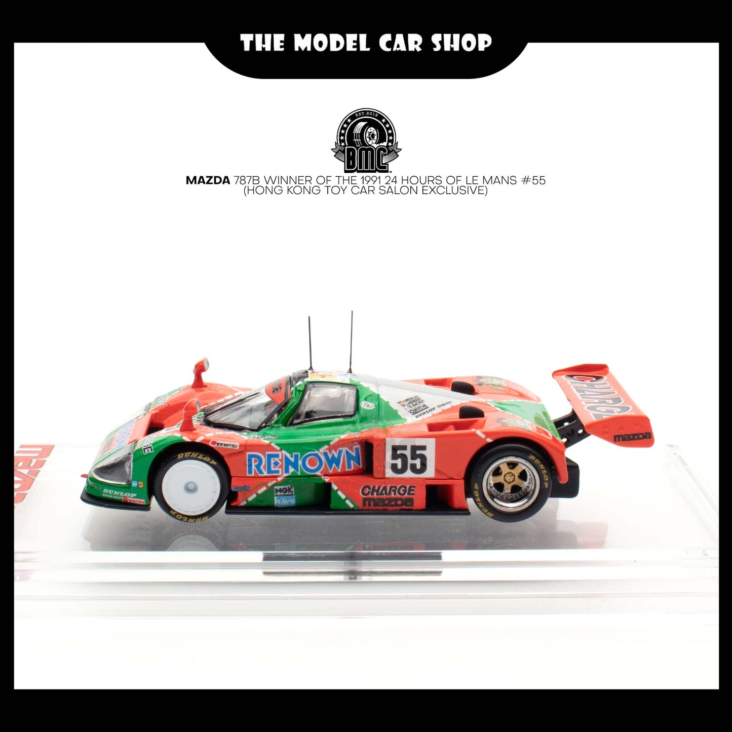 [BMC] Mazda 787B Winner of the 1991 24 Hours of Le Mans #55 (Hong Kong Toy Car Salon Exclusive)