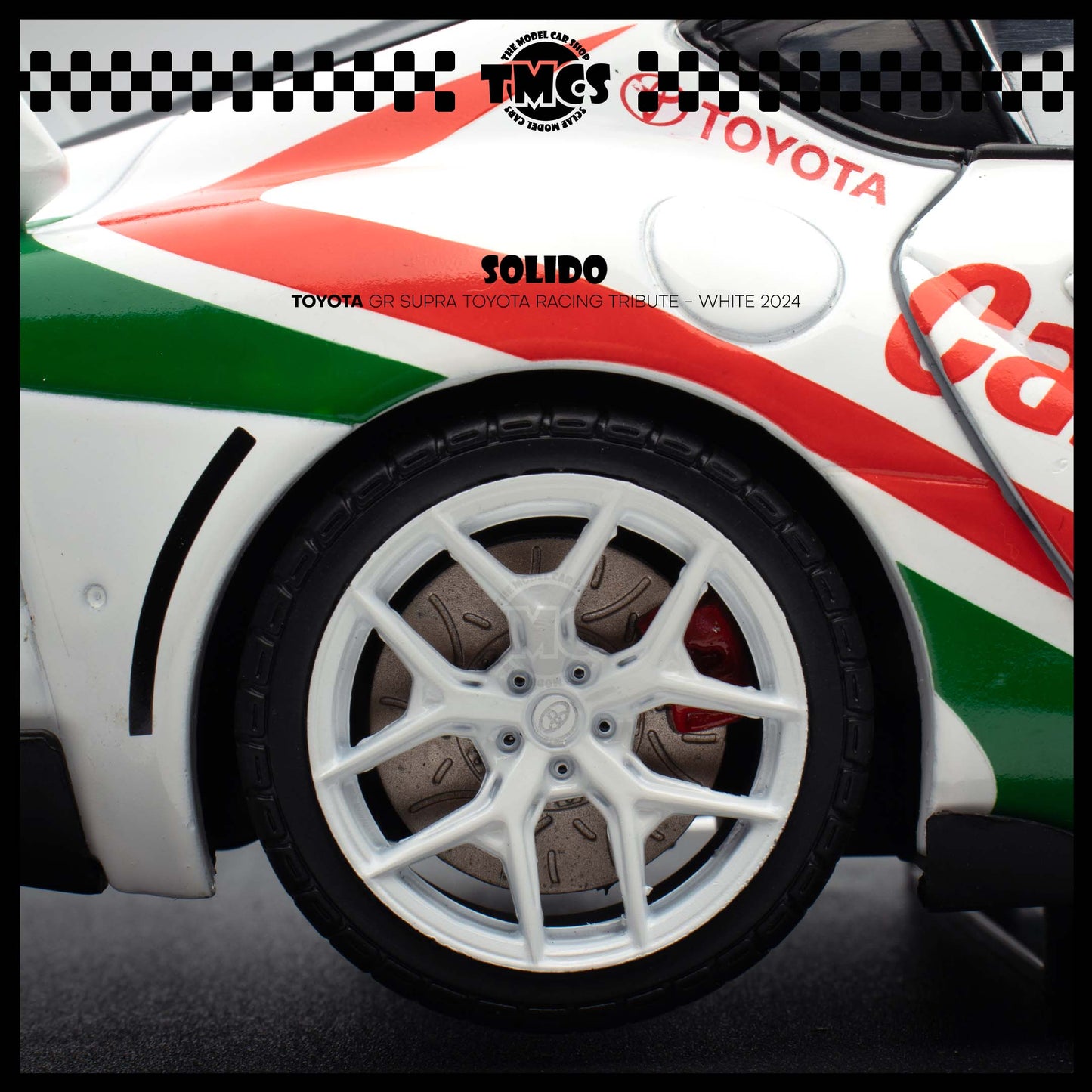 [Solido] 1:18 Toyota GR Supra Toyota Racing Tribute - White 2024