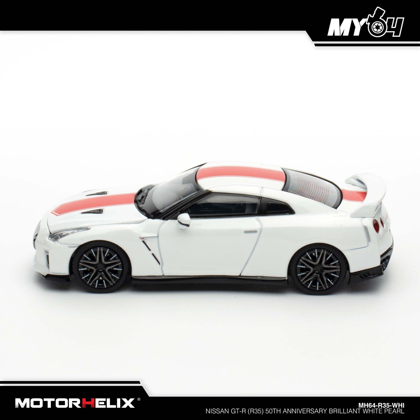 [Motorhelix] Nissan GT-R (R35) 50th Anniversary - Brilliant White Pearl