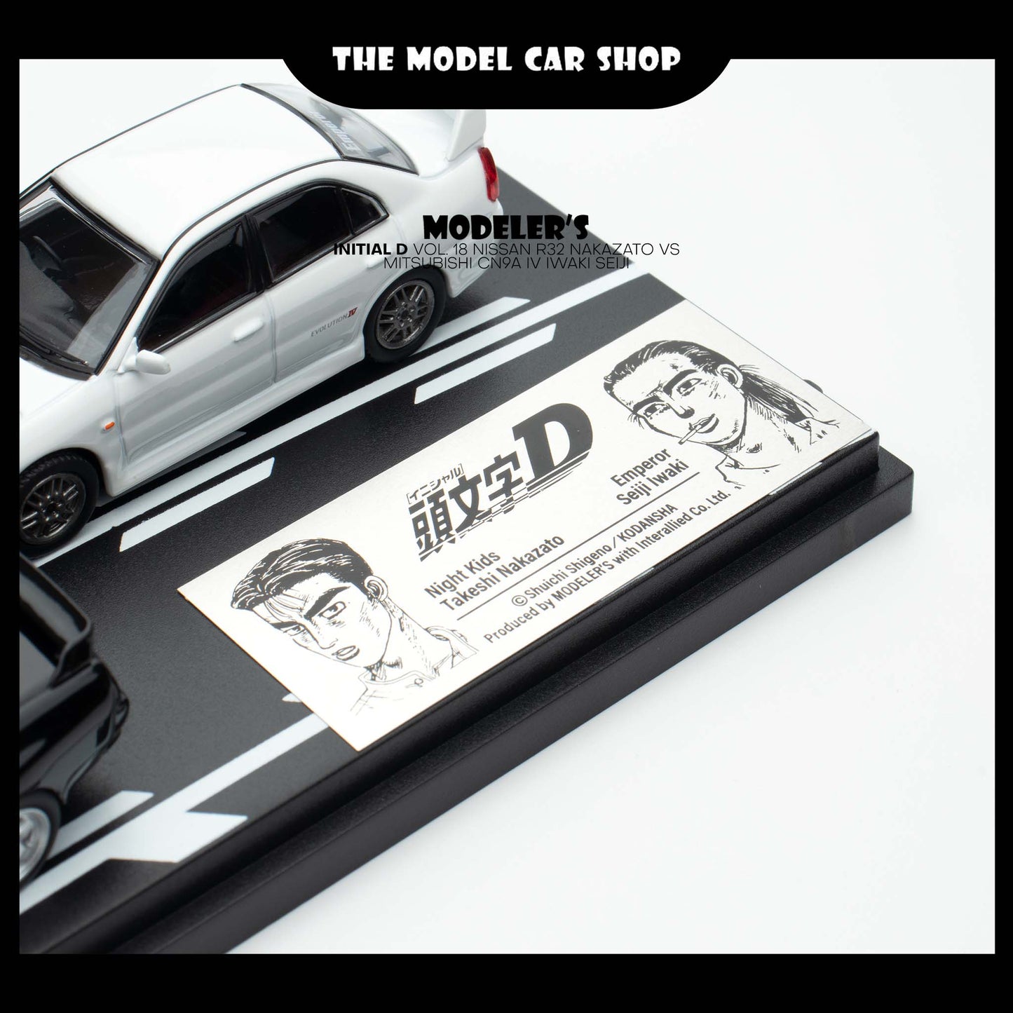 [Modeler's] Initial D Vol. 18 Nissan R32 Nakazato VS Mitsubishi CN9A IV Iwaki Seiji