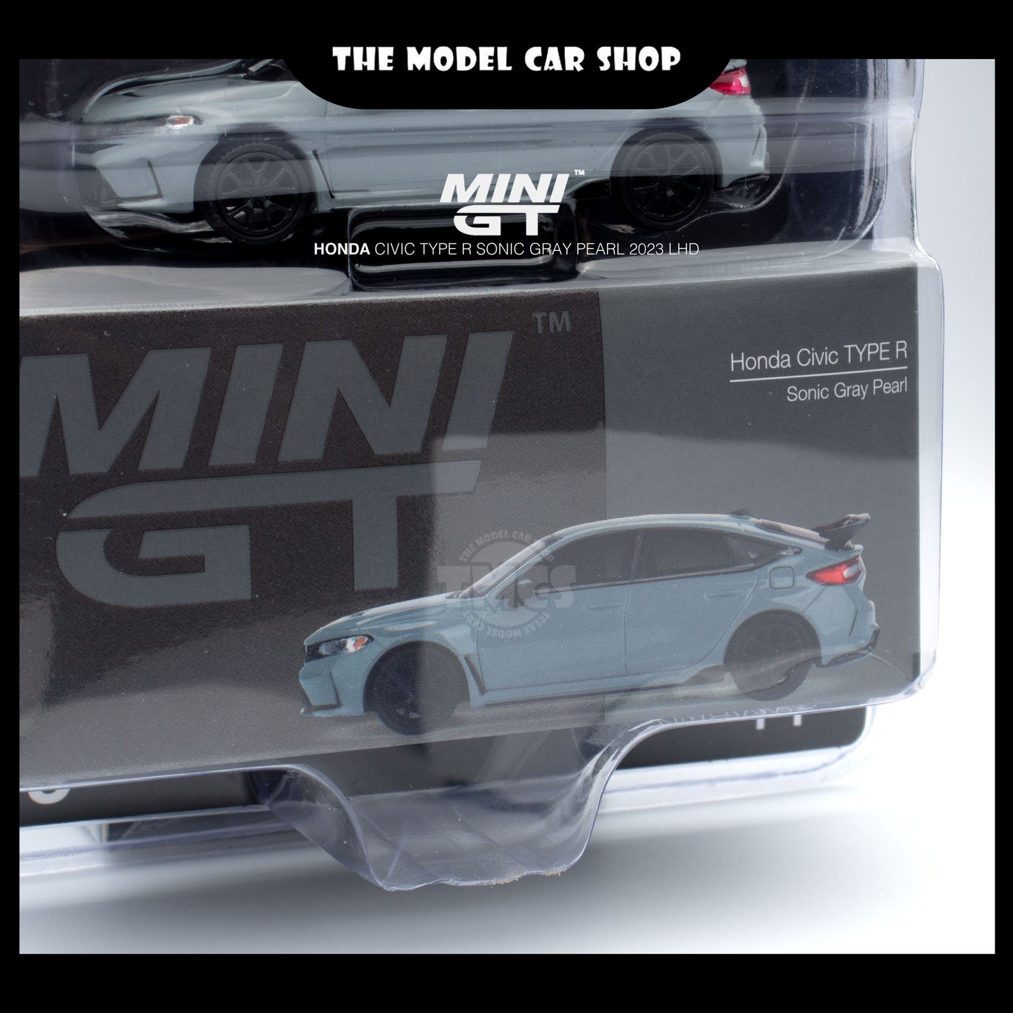 [MINI GT] Honda Civic Type R - Sonic Gray Pearl 2023 (Mijo Exclusive)