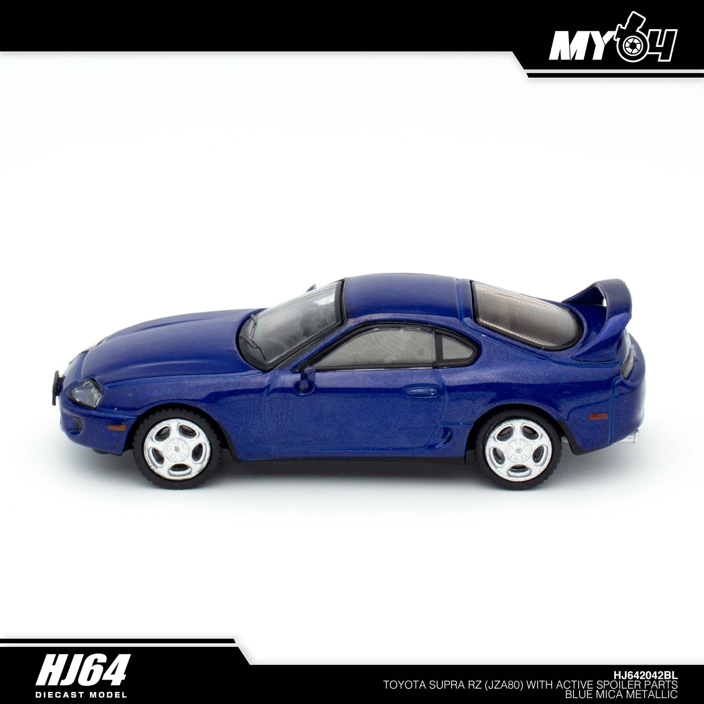 [Hobby Japan] Toyota SUPRA RZ (JZA80) with Active Spoiler Parts - Blue Mica Metallic