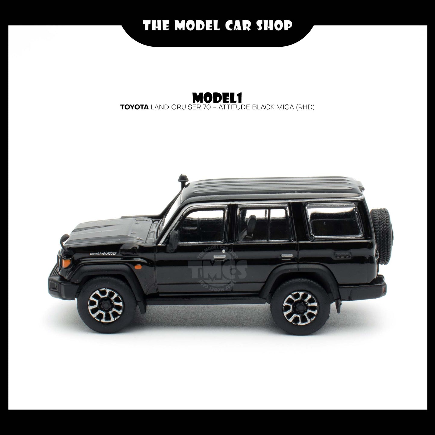 [Model1] Toyota Land Cruiser 70 - Attitude Black Mica (RHD)