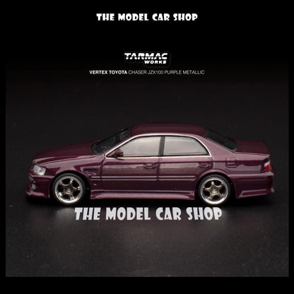 [Tarmac Works] Vertex Toyota Chaser JZX100 - Purple Metallic