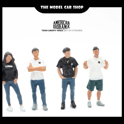 [American Diorama] Team Liberty Walk (Set of 5 figures)