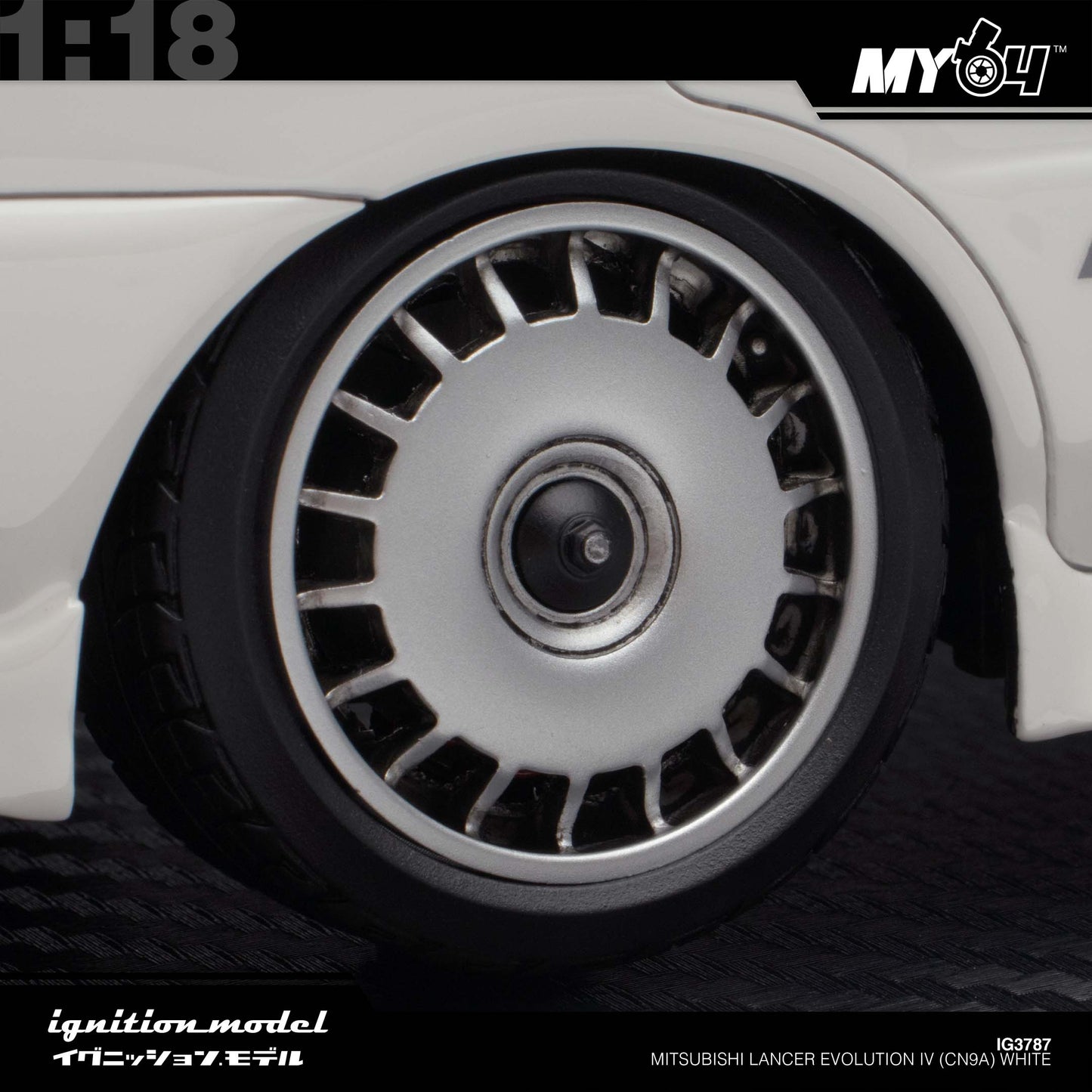 [Ignition Model] 1:18 Mitsubishi Lancer Evolution IV (CN9A) - White