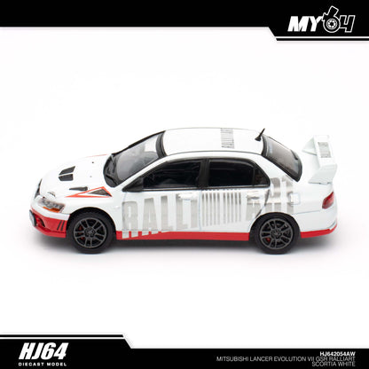 [Hobby Japan] Mitsubishi Lancer Evolution 7 GSR RALLIART -  Scortia White