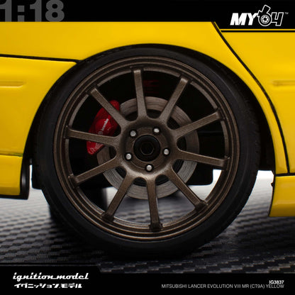 [Ignition Model] 1:18 Mitsubishi Lancer Evolution VIII MR (CT9A) - Yellow