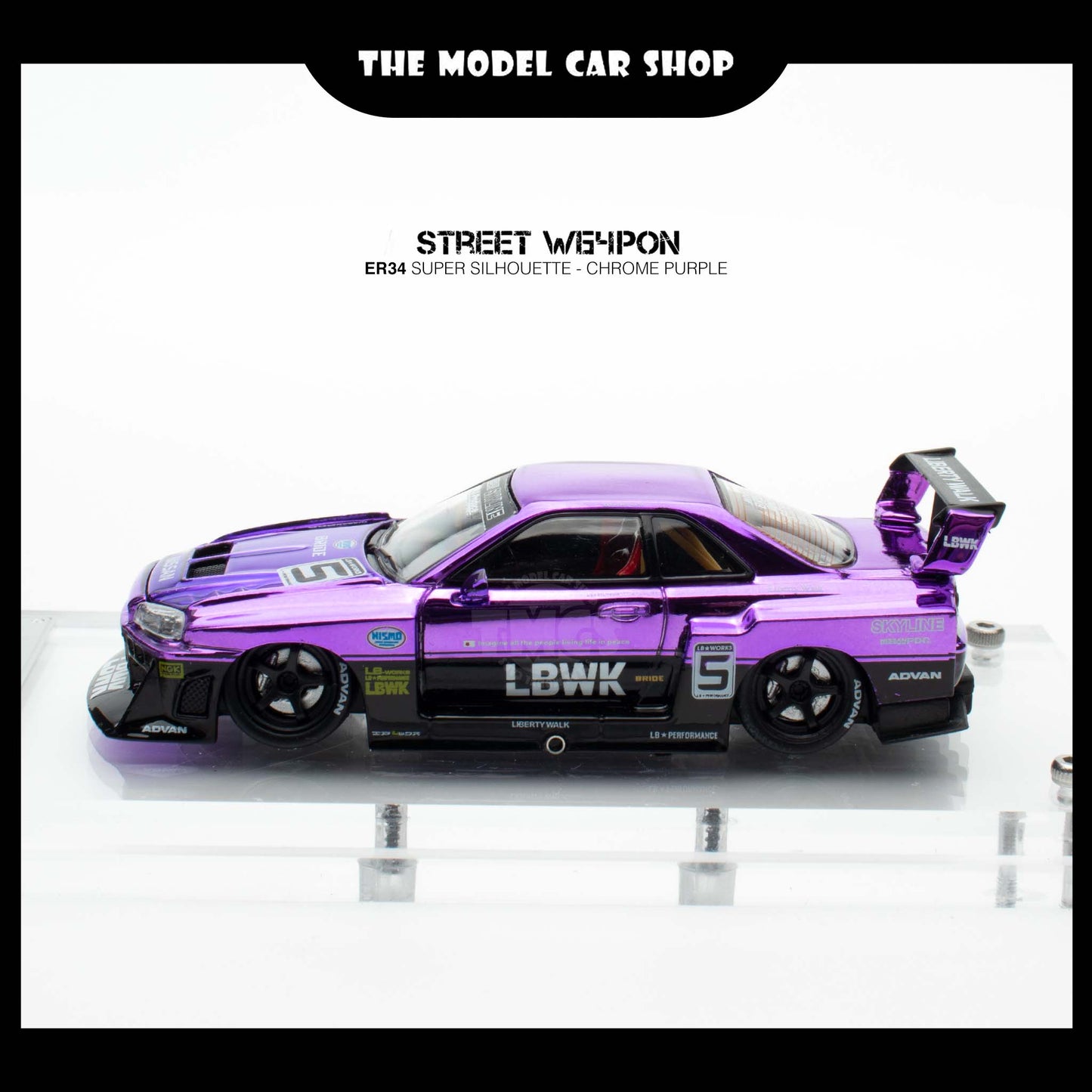 [Street Weapon] Super Silhouette ER34 - Chrome Purple