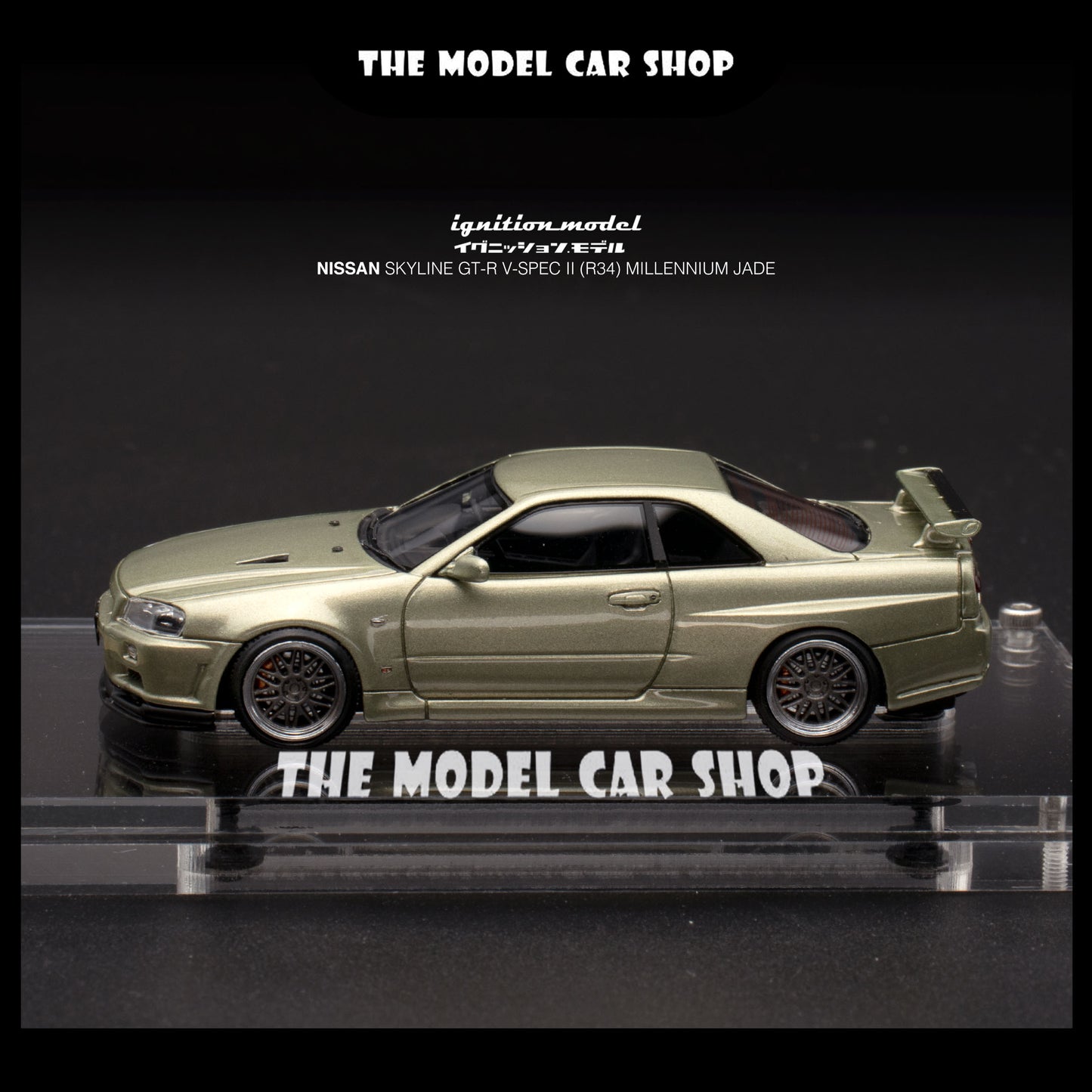 [Ignition Model] Nissan Skyline GT-R V Spec ll (R34) - Millenium Jade
