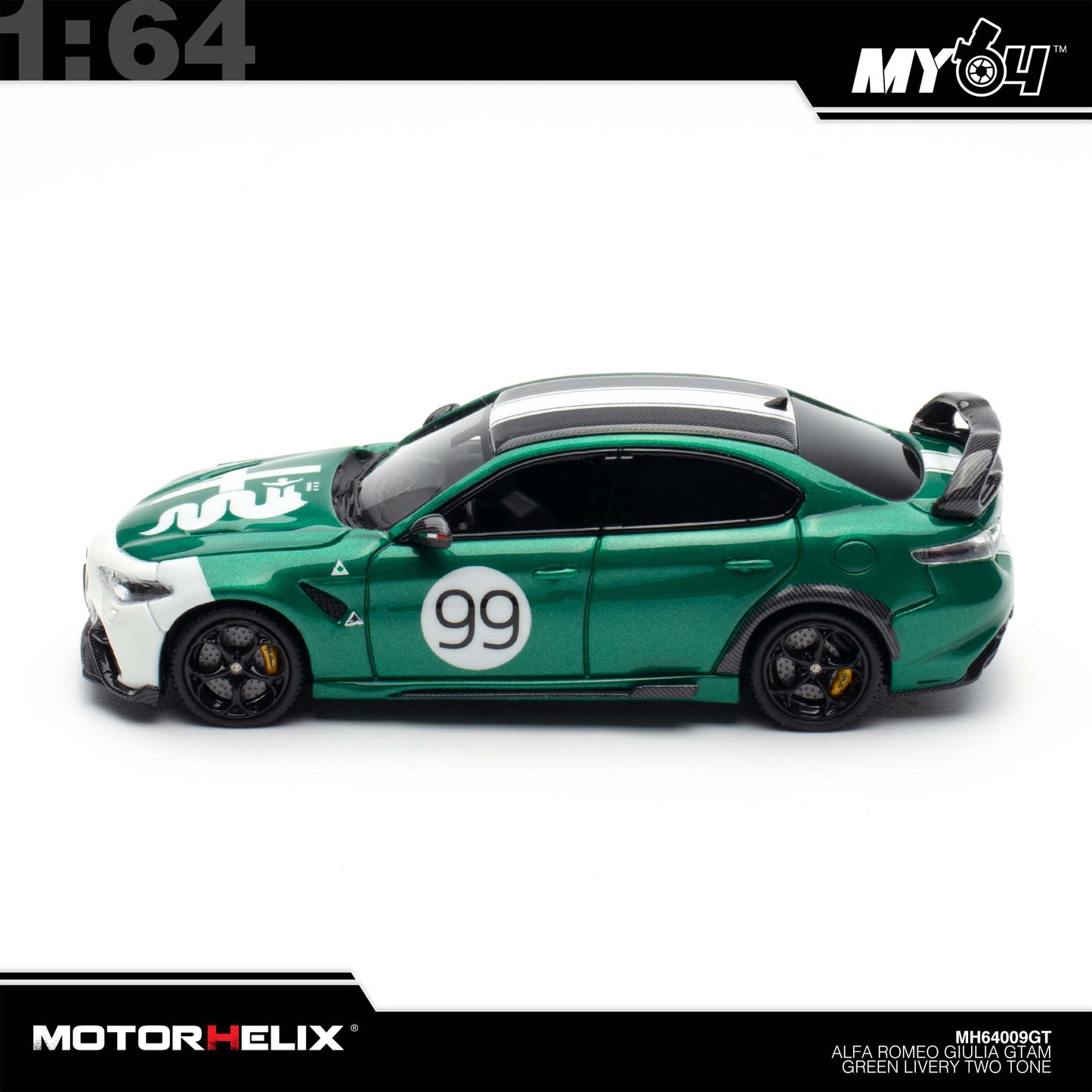 [Motorhelix] Alfa Romeo Giulia GTAm - Green Livery Two-Tone