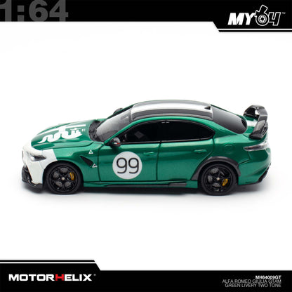 [Motorhelix] Alfa Romeo Giulia GTAm - Green Livery Two-Tone