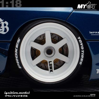 [Ignition Model] 1:18 LB-WORKS 40 - Blue Metallic