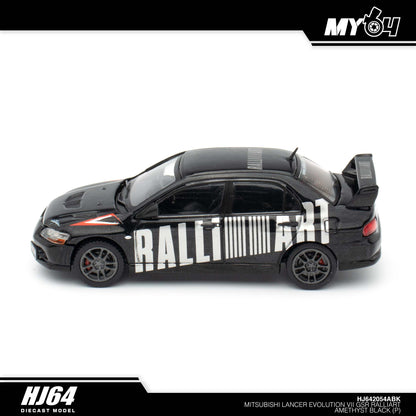 [Hobby Japan] Mitsubishi Lancer Evolution 7 GSR RALLIART - Amethyst Black Pearl