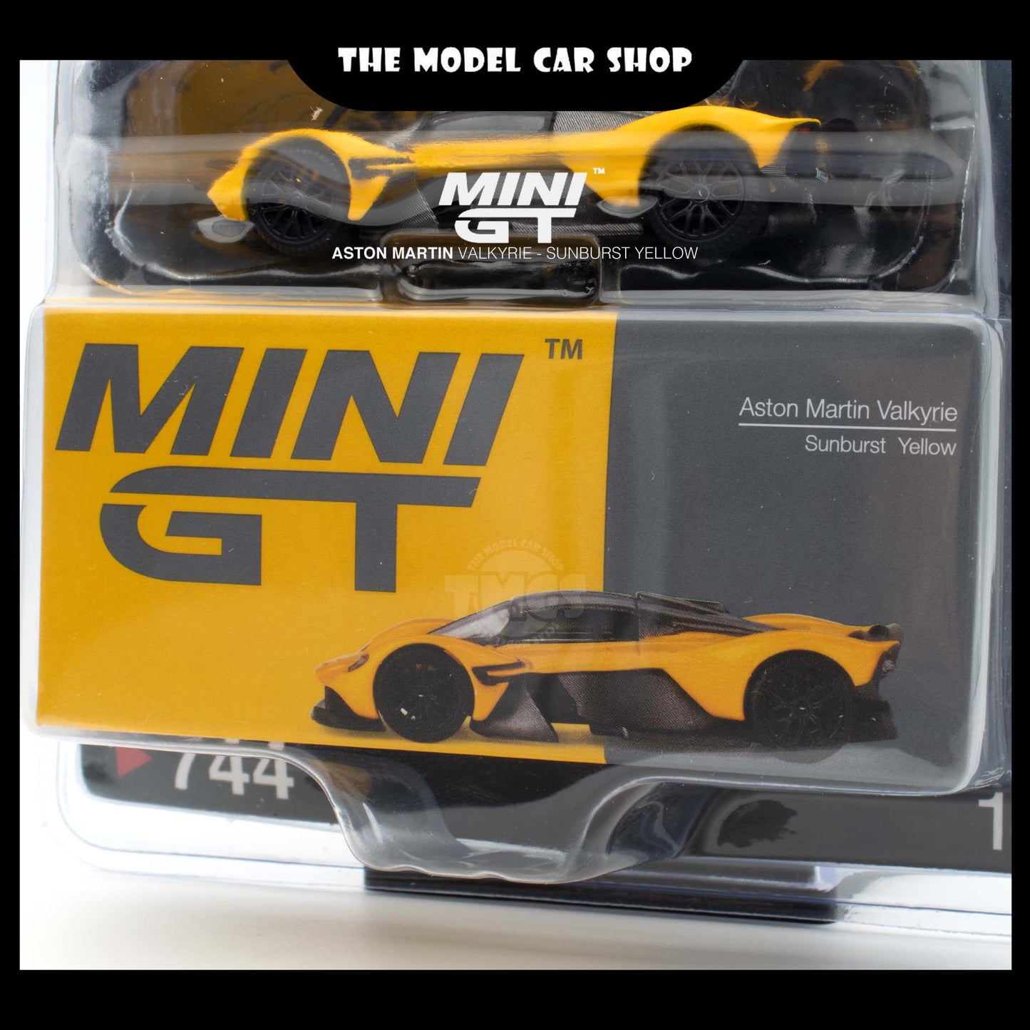 [MINI GT] Aston Martin Valkyrie - Sunburst Yellow (Mijo Exclusive)