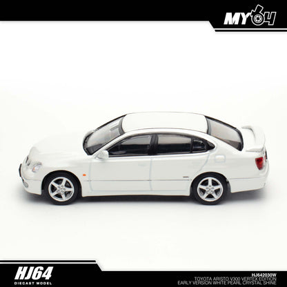 [Hobby Japan] Toyota Aristo V300 Vertex Edition Early Version - White Pearl Crystal Shine