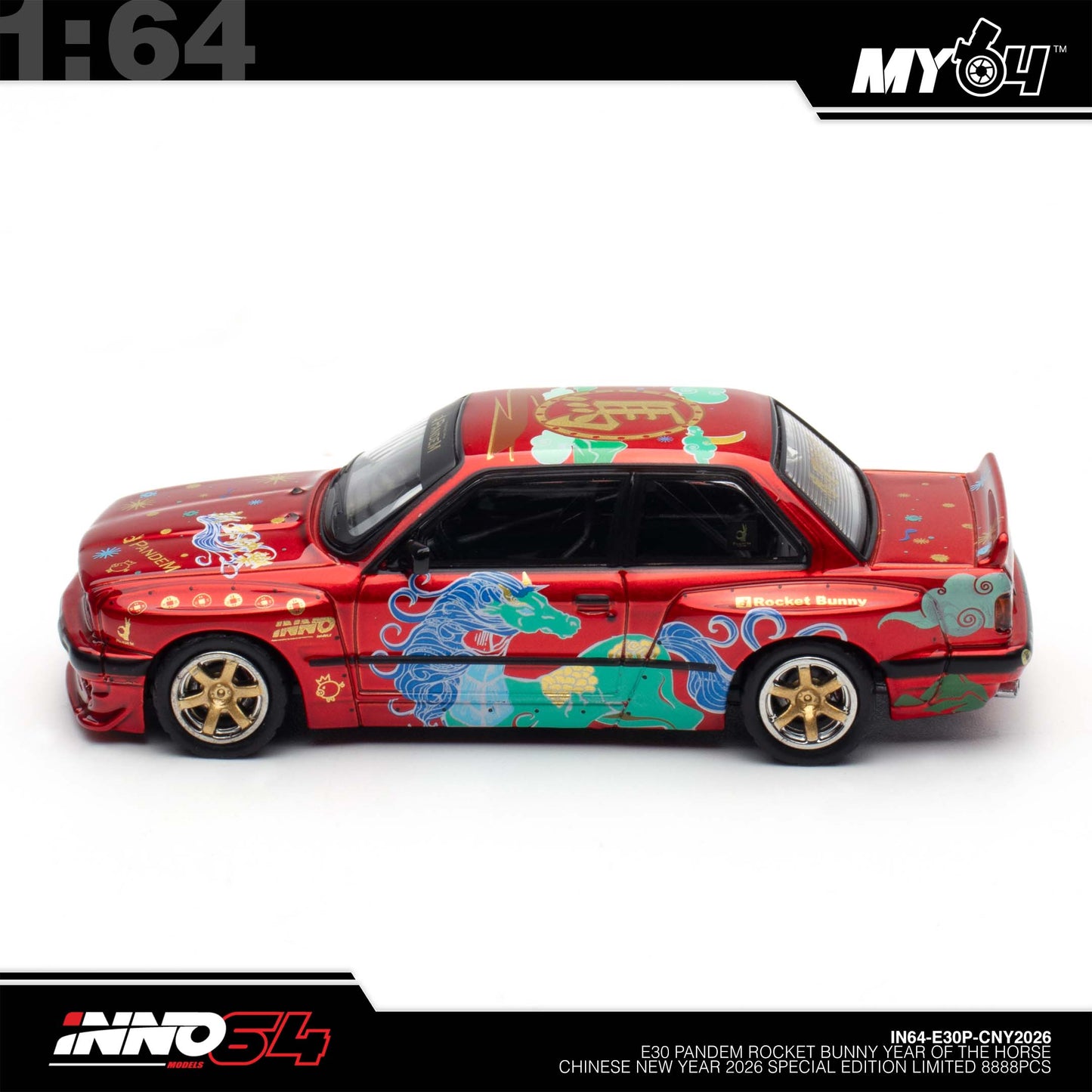 [INNO64] 1:64 Pandem Rocket Bunny E30 The Year Of The Horse 2026 Limited Edition