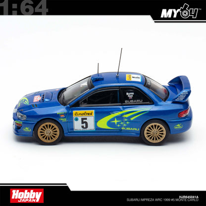 [Hobby Japan] 1:64 Subaru Impreza WRC - 1999 #5 (MONTE CARLO)