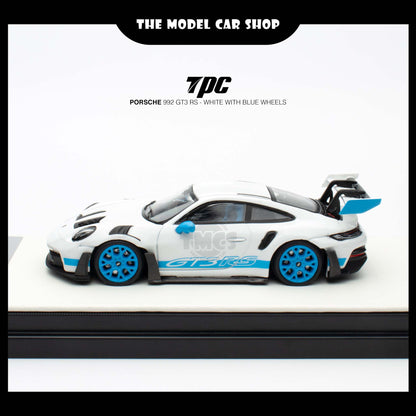 [TPC] Porsche 992 GT3 RS - White with Blue Wheels