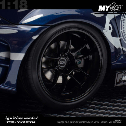 [Ignition Model] Mazda RX-8 (SE3P) RE Amemiya  - Blue Metallic With Mr. Amemiya
