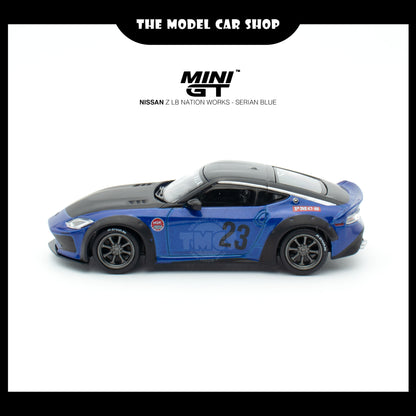 [MINI GT] Nissan Z LB★NATION WORKS - Serian Blue