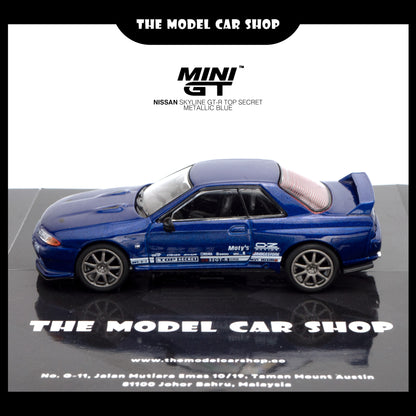 [MINI GT] Nissan Skyline GT-R Top Secret VR32 - Metallic Blue