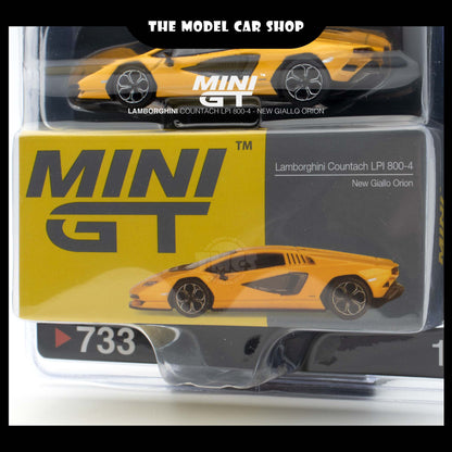 [MINI GT] Lamborghini Countach LPI 800-4 - New Giallo Orion (Mijo Exclusive)