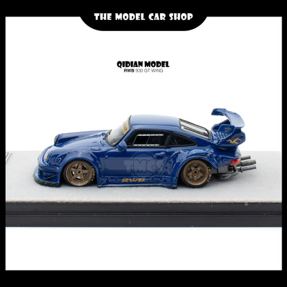 [Qi Dian] Resin RWB 930 GT Wing - Blue