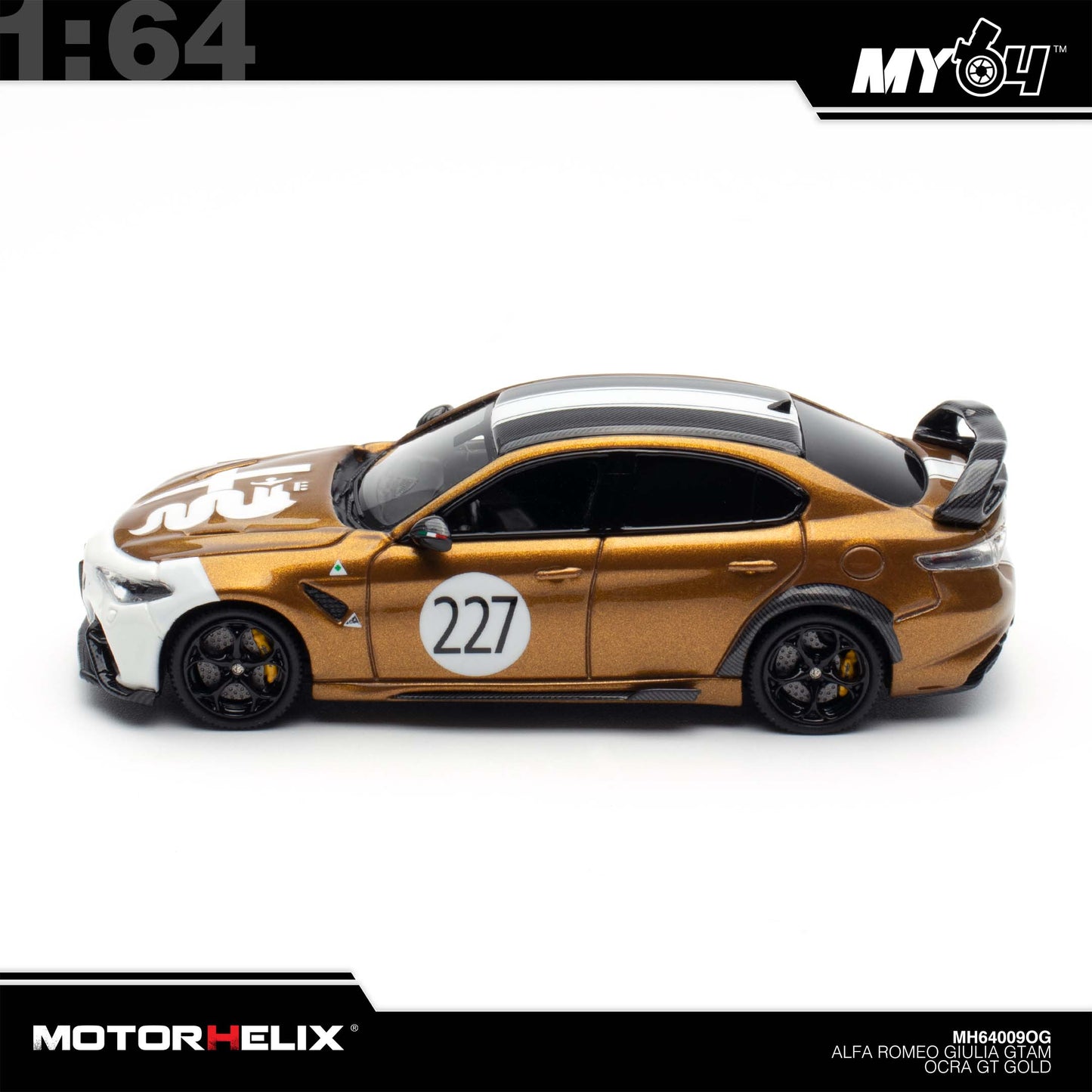[Motorhelix] Alfa Romeo Giulia GTAm - Ocra GT Gold