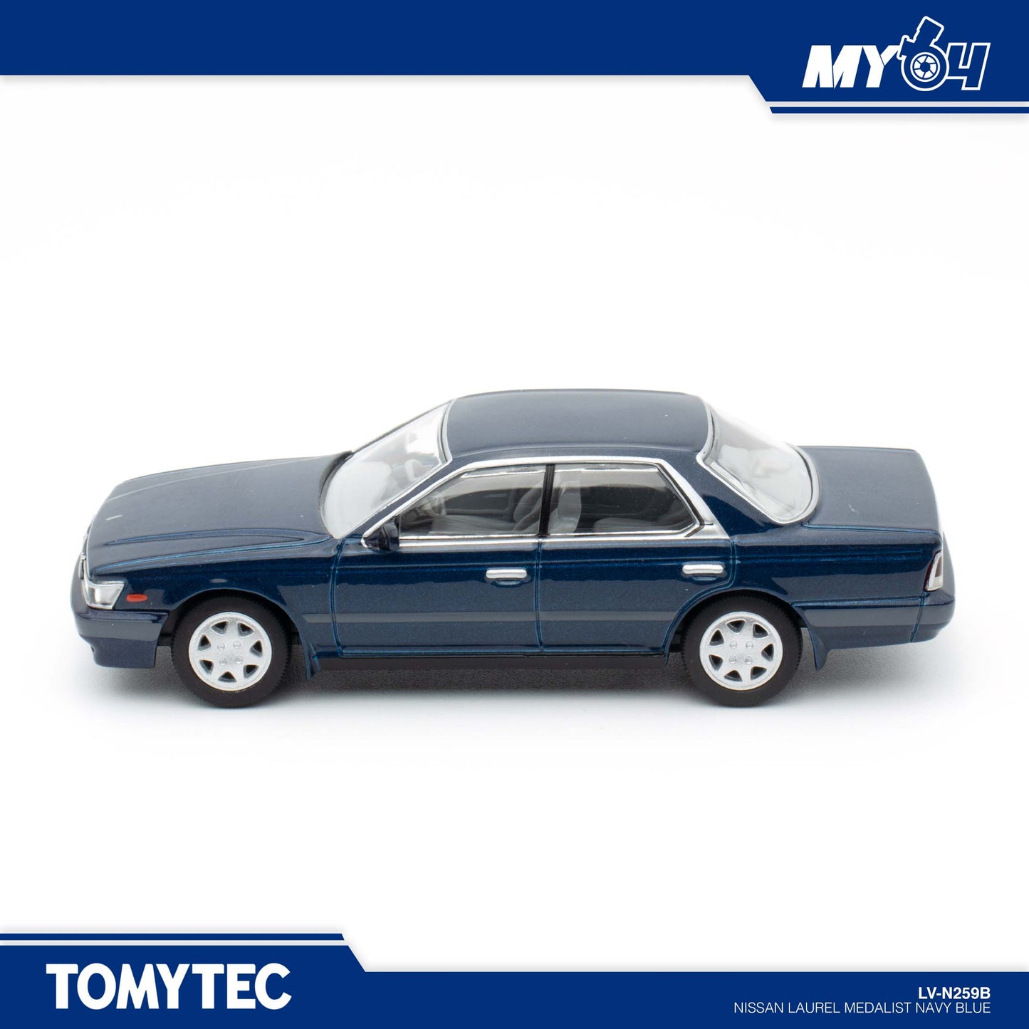 [TOMYTEC] Nissan Laurel Medalist Navy Blue