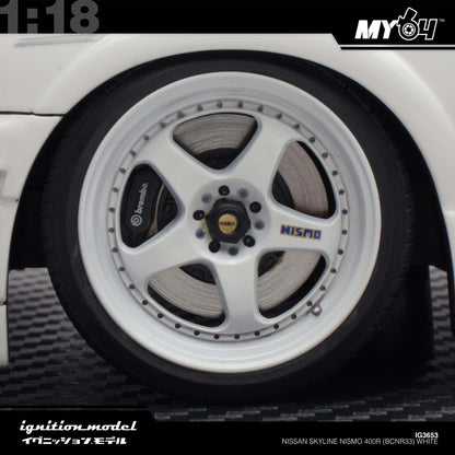 [Ignition Model] Nissan Skyline NISMO 400R (BCNR33) - White