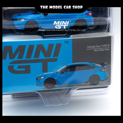 [MINI GT] Honda Civic Type R Boost - Blue Pearl 2023 (Mijo Exclusive)