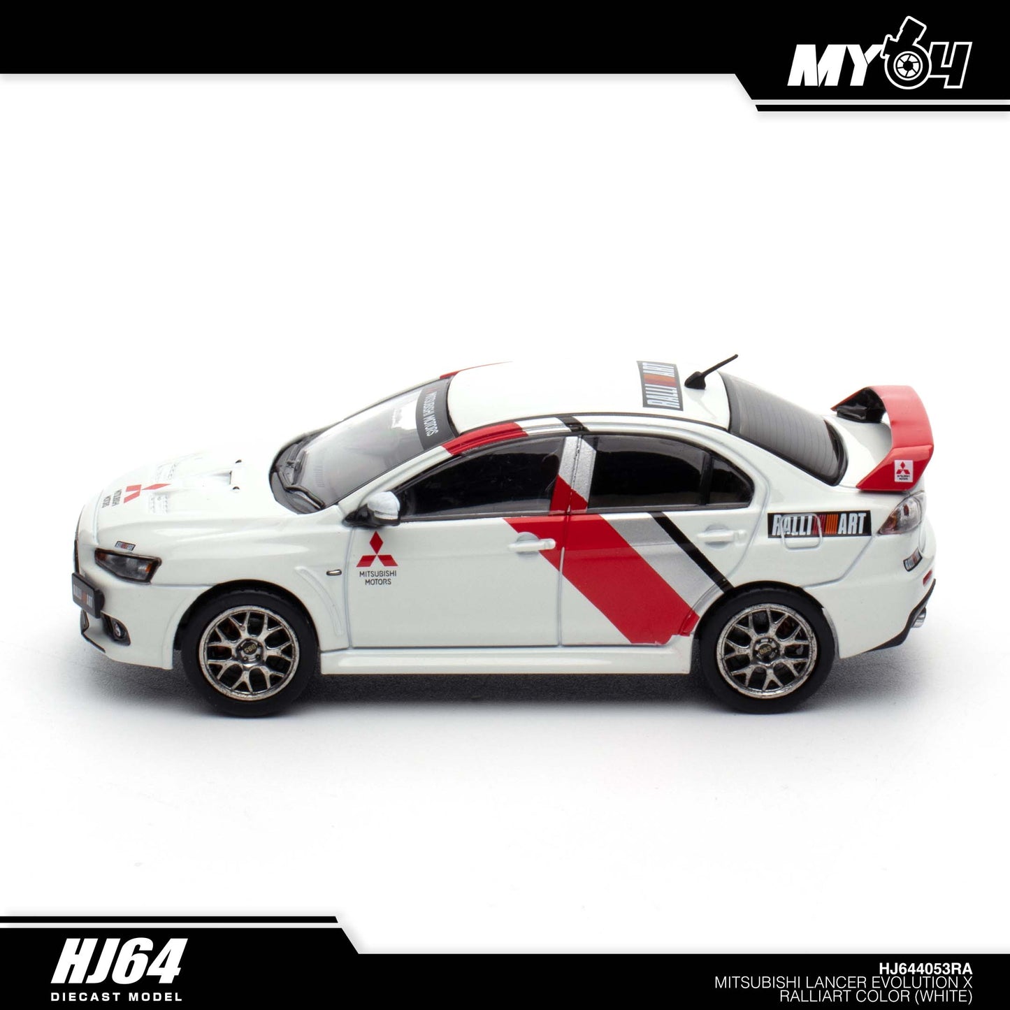 [Hobby Japan] Mitsubishi Lancer Evolution Ⅹ - RALLIART Colour White