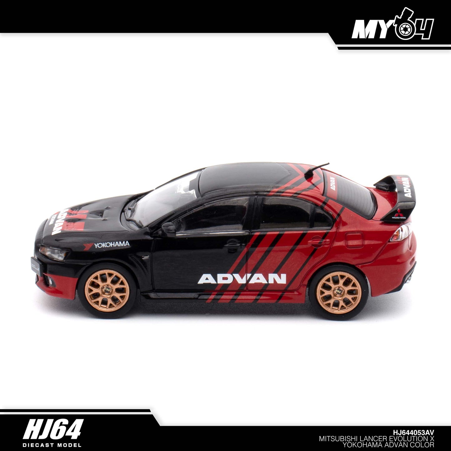 [Hobby Japan] Mitsubishi Lancer Evolution Ⅹ - Yokohama Advan Colour UNSEALED