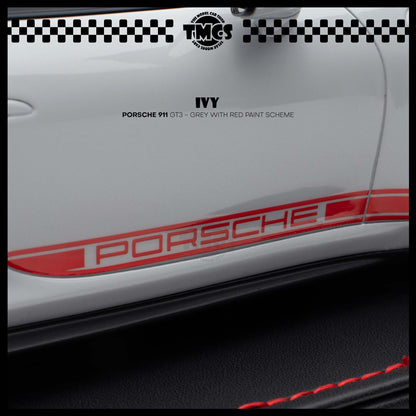 [IVY] 1:18 Porsche 911 GT3 - Grey With Red Paint Scheme