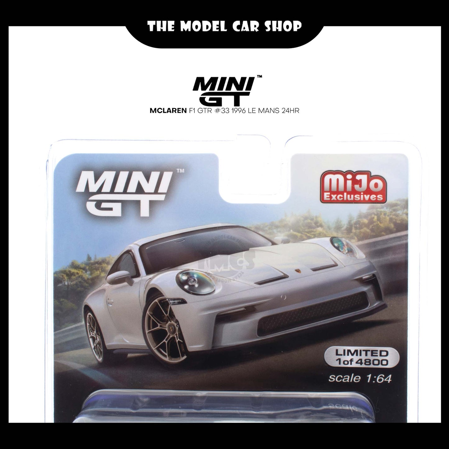 [MINI GT] Porsche 911 (992) GT3 Touring Crayon (Mijo Exclusive)