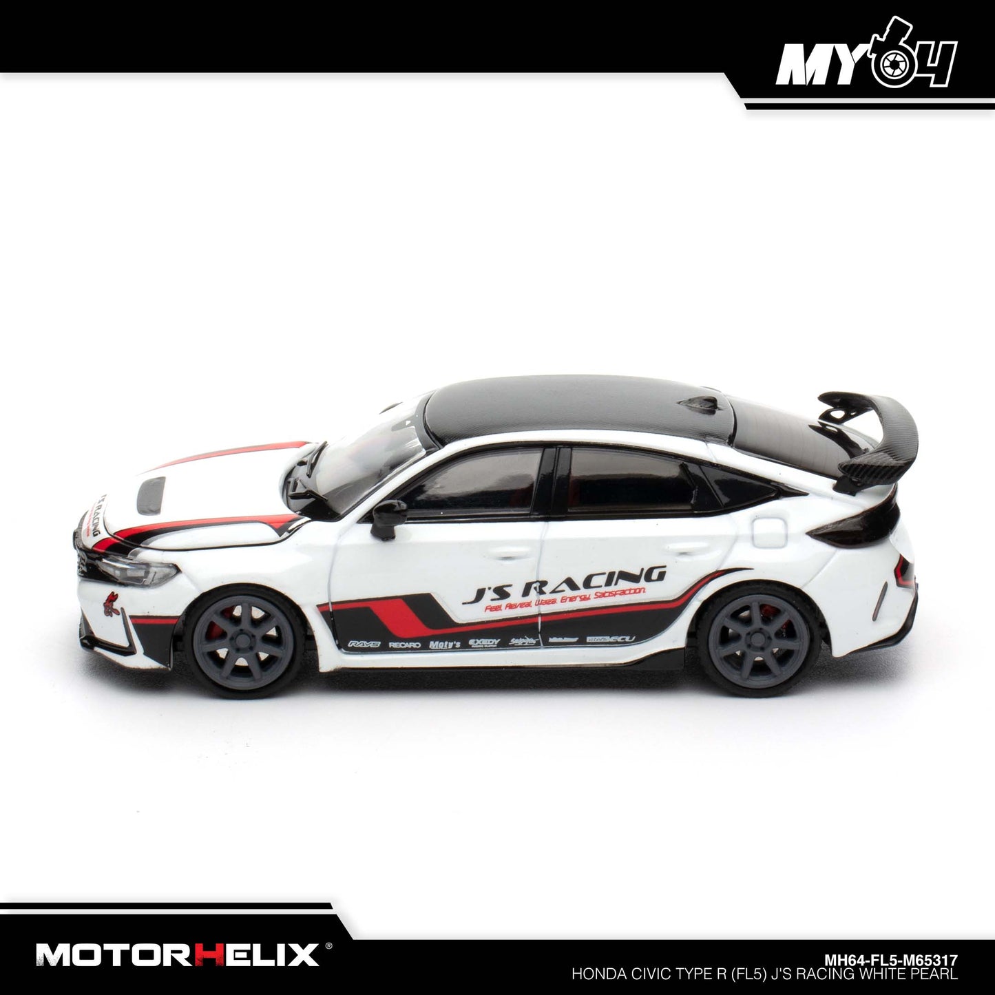 [Motorhelix] Honda Civic Type R (FL5) J's Racing - White Pearl